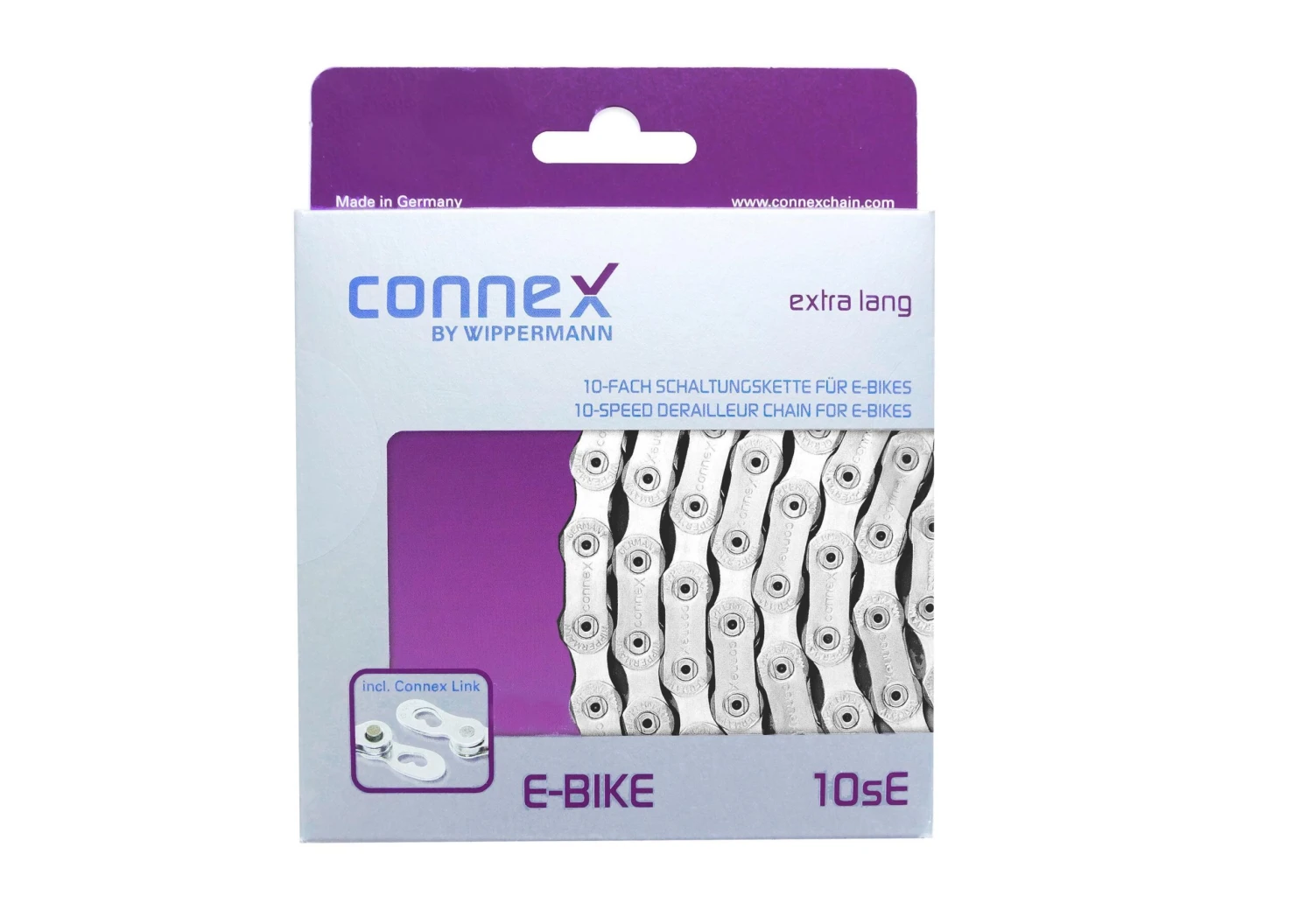 Connex E-Bike Fahrradkette - 10sE Für Kettenschaltung 10-fach 2 Connex E-Bike Fahrradkette - 10sE Für Kettenschaltung 10-fach – Bild 2