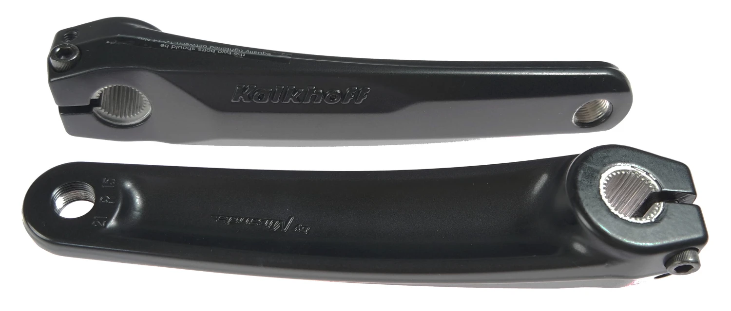 Kalkhoff Elektrofahrrad Viel-Kant-Kurbel-Set Schwarz 1 Kalkhoff Elektrofahrrad Viel-Kant-Kurbel-Set Schwarz