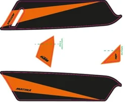 Aufkleber KTM Macina 2017 24 Aufkleber KTM Macina 2017 -Ersatzteilebike ktm 2017e bike aufkleber schwarz matt orange matt