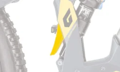 KTM Dämpferschutz -Ersatzteilebike ktm daempferschutz gelb matt