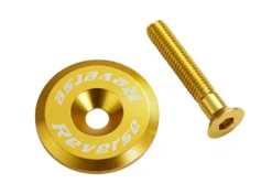 Reverse E-Bike Ahead Cap With Aluminium Screw 10 Reverse E-Bike Ahead Cap With Aluminium Screw -Ersatzteilebike reverse ahead cap gold 01180
