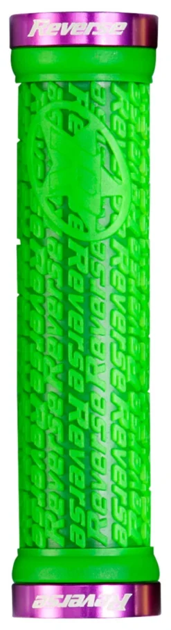 REVERSE Grip Stamp Lock On Ø30mm X 135mm 34 REVERSE Grip Stamp Lock On Ø30mm X 135mm -Ersatzteilebike reverse grip stamp lock on diameter 30mm x 135mm green purple