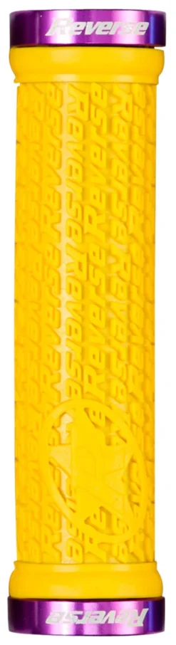 REVERSE Grip Stamp Lock On Ø30mm X 135mm 24 REVERSE Grip Stamp Lock On Ø30mm X 135mm -Ersatzteilebike reverse grip stamp lock on diameter 30mm x 135mm yellow purple