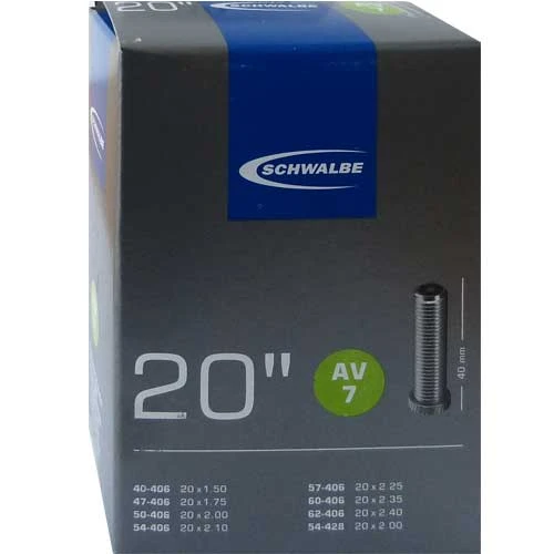 Schwalbe Schlauch AV7 40-62/406 1 Schwalbe Schlauch AV7 40-62/406