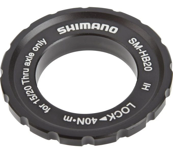 SHIMANO SM-HB20 Centerlock Verschlussring Für Naben Mit Steckachse 15/20mm 1 SHIMANO SM-HB20 Centerlock Verschlussring Für Naben Mit Steckachse 15/20mm