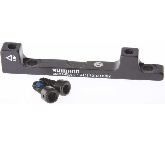 SHIMANO Scheibenbremsadapter Postmount +43mm Auf 203 Mm Bremsscheibe 1 SHIMANO Scheibenbremsadapter Postmount +43mm Auf 203 Mm Bremsscheibe