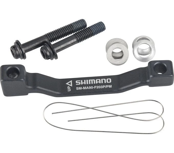 SHIMANO XTR Scheibenbremsadapter Postmount Auf 203mm Bremsscheibe 1 SHIMANO XTR Scheibenbremsadapter Postmount Auf 203mm Bremsscheibe